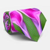 Esthetisch daisy-patroon stropdas (Opgerold)