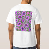 Esthetisch daisy-patroon t-shirt (Achterkant)