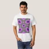 Esthetisch daisy-patroon t-shirt (Voorkant volledig)