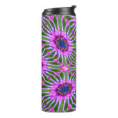 Esthetisch daisy-patroon thermosbeker (Gedraaid links)