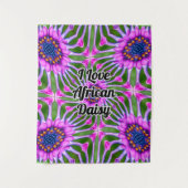 Esthetisch daisy-patroon wandkleed (Voorkant)