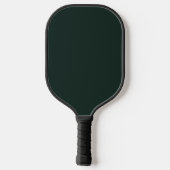 Esthetisch Donkergroen Chic Gold Script Monogram Pickleball Paddle (Achterkant)