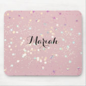 esthetisch efemeer roze ontwerp muismat (Voorkant)