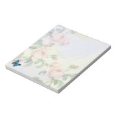 esthetisch efemeer roze ontwerp notitieblok (Linkerzijde)