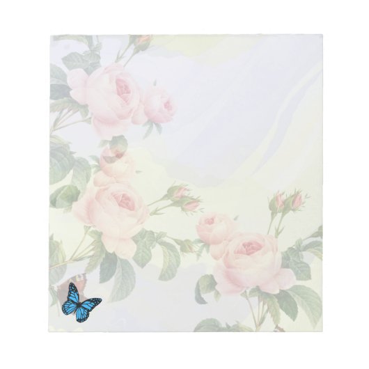 esthetisch efemeer roze ontwerp notitieblok (Voorkant)