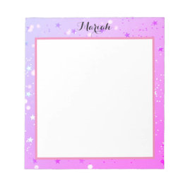 esthetisch efemeer roze ontwerp notitieblok