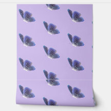 Esthetisch Ethische Lavendel Vlinder Patroon