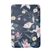 Esthetisch Floral naadloos patroon Badmat (Voorkant Verticaal)