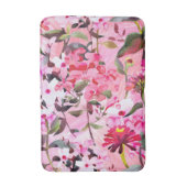 Esthetisch Floral naadloos patroon Badmat (Voorkant Verticaal)