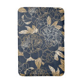 Esthetisch Floral naadloos patroon Badmat (Voorkant Verticaal)
