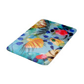 Esthetisch Floral naadloos patroon Badmat (Gekanteld)