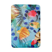 Esthetisch Floral naadloos patroon Badmat (Voorkant Verticaal)