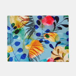 Esthetisch Floral naadloos patroon Deurmat