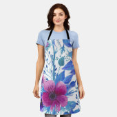 Esthetisch Floral naadloos patroon Schort (Gedragen)