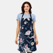 Esthetisch Floral naadloos patroon Schort (Gedragen)