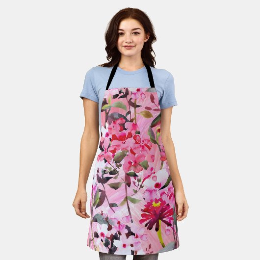 Esthetisch Floral naadloos patroon Schort