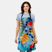 Esthetisch Floral naadloos patroon Schort (Gedragen)