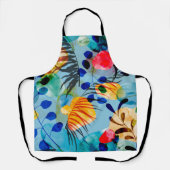 Esthetisch Floral naadloos patroon Schort (Voorkant)