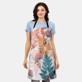 Esthetisch Floral naadloos patroon Schort (Gedragen)