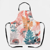 Esthetisch Floral naadloos patroon Schort (Voorkant)