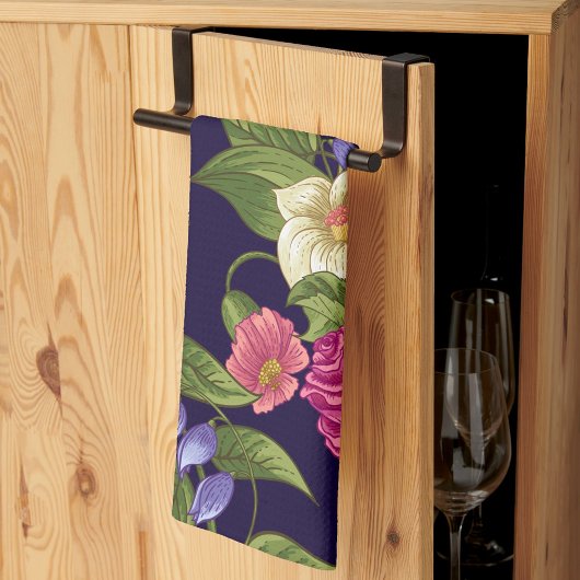 Esthetisch Floral naadloos patroon Theedoek