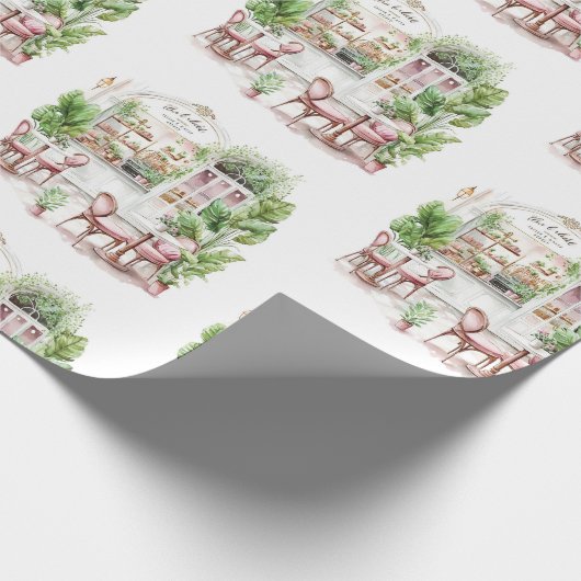 Esthetisch Frans Café, , Cadeaupapier (Hoek)