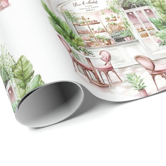 Esthetisch Frans Café, , Cadeaupapier (Rol Hoek)