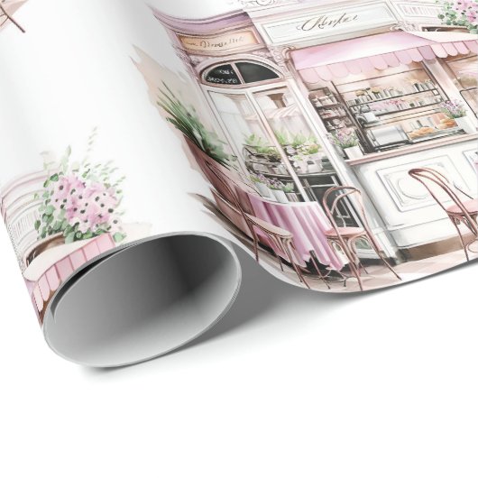 Esthetisch Frans Café, , Cadeaupapier (Rol Hoek)