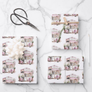 Esthetisch Frans Café, , Inpakpapier Vel