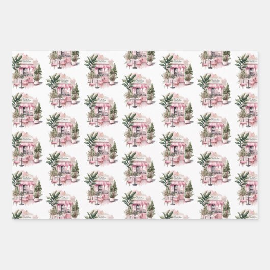 Esthetisch Frans Café, , Inpakpapier Vel (Voorkant 3)