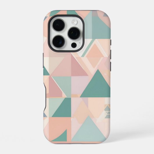 🔷 "Esthetisch geometrisch ontwerp" 🔶 iPhone Hoesje (Achterkant)