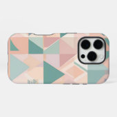 🔷 "Esthetisch geometrisch ontwerp" 🔶 iPhone Hoesje (Achterkant horizontaal)