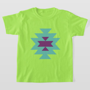 Esthetisch geometrisch tribale patroon kinder T-sh T-shirt
