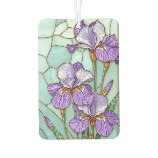 Esthetisch Glas in lood Iris Luchtverfrisser (Achterkant)