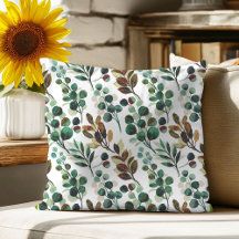 Esthetisch groen bloem blad patroon