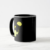 Esthetisch Hersenballon • Grappig Overdenken Mok (Voorkant links)