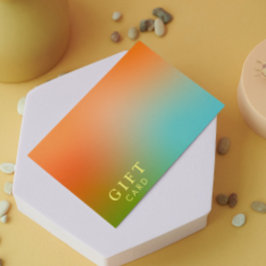 Esthetisch Holografisch Gradiënt Certificaat Gift Visitekaartje