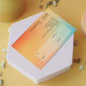 Esthetisch Holografisch Gradiënt Certificaat Gift Visitekaartje