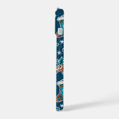 Esthetisch Kerstpatroon Sinterklaas Snoepgoed iPhone 15 Case (Linkerkant)