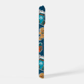 Esthetisch Kerstpatroon Sinterklaas Snoepgoed iPhone 15 Case (Rechterkant)
