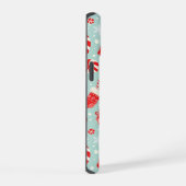 Esthetisch Kerstpatroon Snoepgoed iPhone 15 Case (Rechterkant)