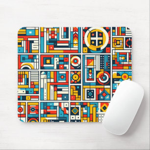 Esthetisch Kleurrijk Geometrisch Patroon Muismat