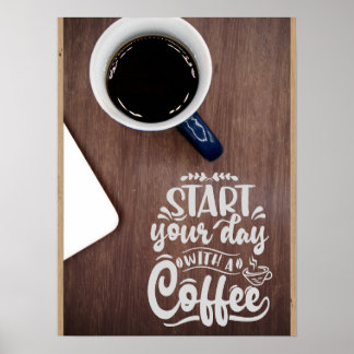 Esthetisch koffie Poster