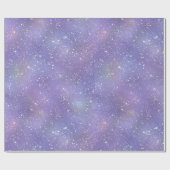 Esthetisch lavendel iriserend glitterpatroon cadeaupapier (Vlak)