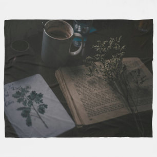 Esthetisch lezen fleece deken