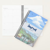Esthetisch lucht- en treinreisjournaal Notebook | Planner (Display)