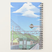Esthetisch lucht- en treinreisjournaal Notebook | Planner (Achterkant)