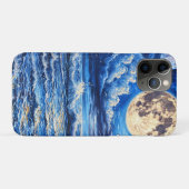 Esthetisch Maanaanbod voor de Ruimte, Blauwe Galax Case-Mate iPhone Case (Achterkant (horizontaal))