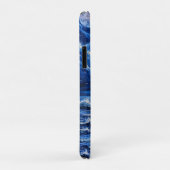 Esthetisch Maanaanbod voor de Ruimte, Blauwe Galax Case-Mate iPhone Case (Achterkant/rechts)