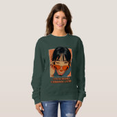 Esthetisch meisje grafische sweatshirt (Voorkant volledig)